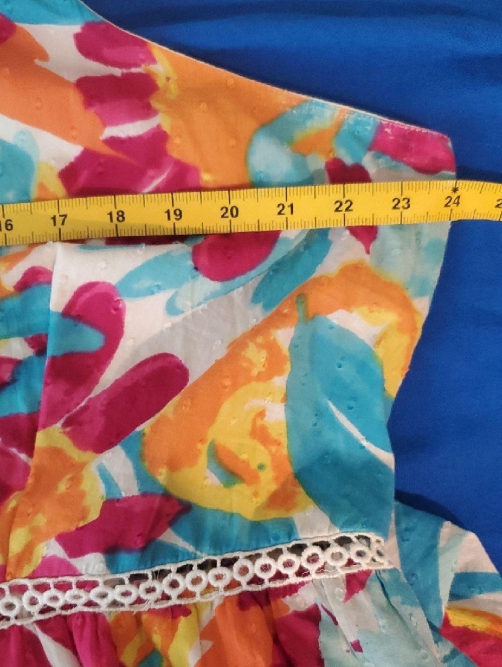 Harlow & Rose Multicolor Floral Midi Dress 2XL Spaghetti Strap Button Front - Picture 7 of 8